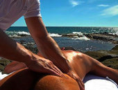 Massage sur la plage